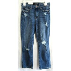 Judy Blue Blue Mid Rise Capri Fit Jeans Size 5/27 NWT